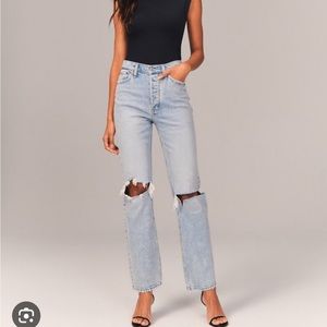 Abercrombie Dad Jeans curve love